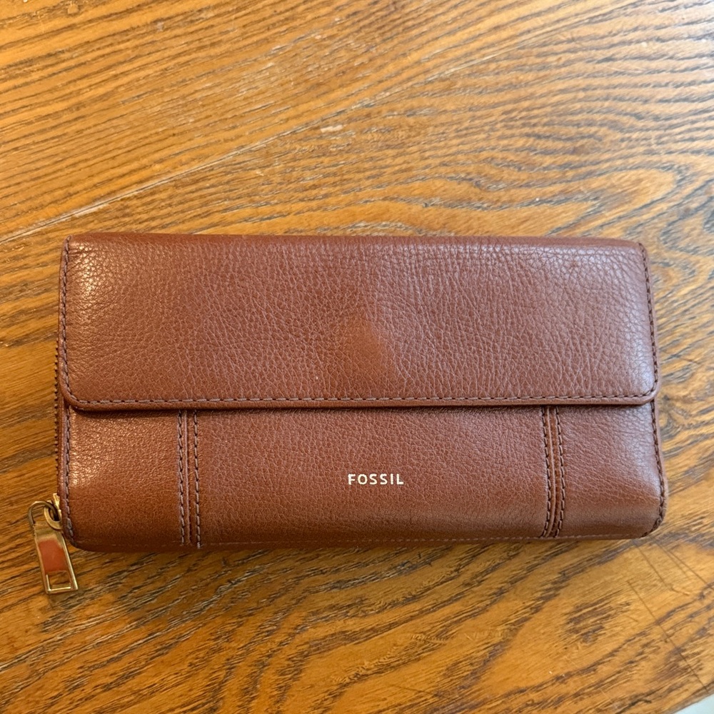 Leather Fossil Wallet